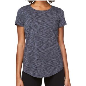 Lululemon Love Crew III Space Dye Black / Dark Shadow